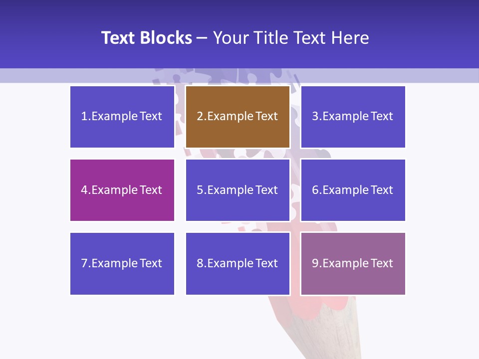 Drawn Puzzle Business PowerPoint Template