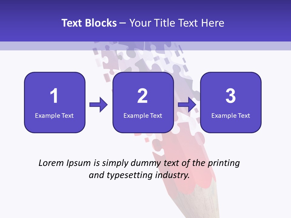 Drawn Puzzle Business PowerPoint Template