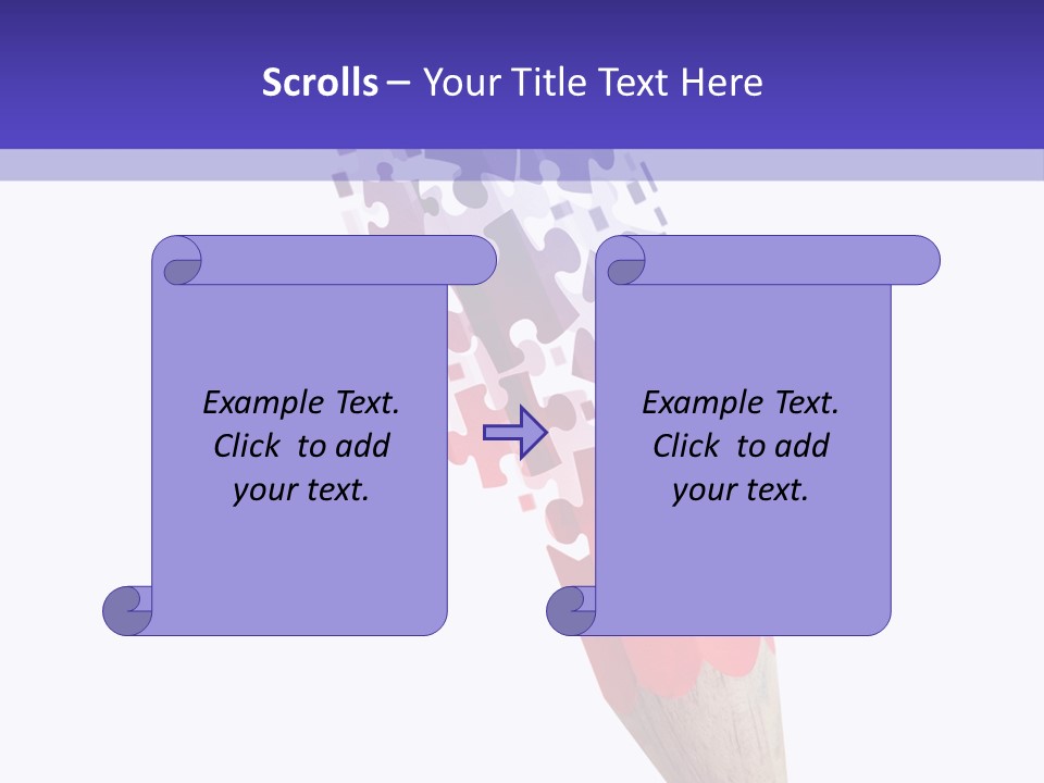 Drawn Puzzle Business PowerPoint Template