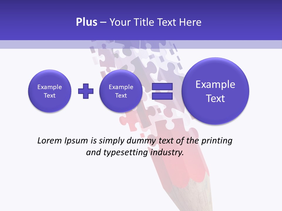Drawn Puzzle Business PowerPoint Template