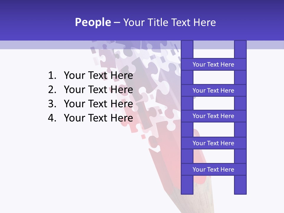 Drawn Puzzle Business PowerPoint Template