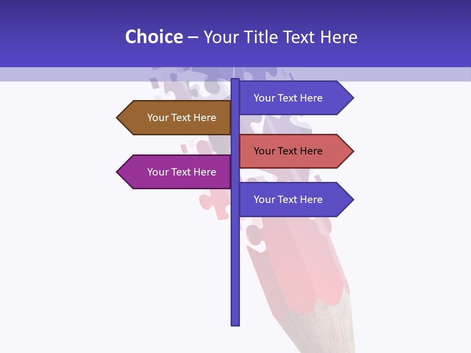 Drawn Puzzle Business PowerPoint Template