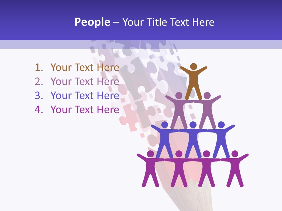 Drawn Puzzle Business PowerPoint Template