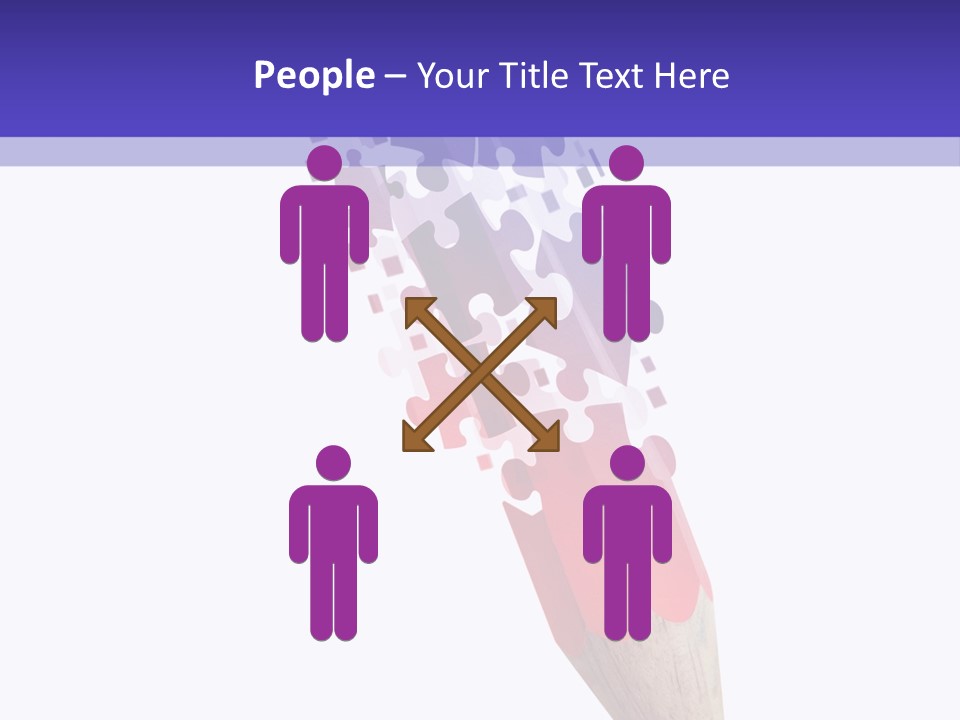 Drawn Puzzle Business PowerPoint Template