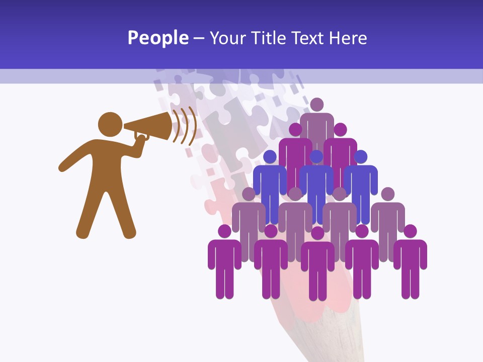 Drawn Puzzle Business PowerPoint Template