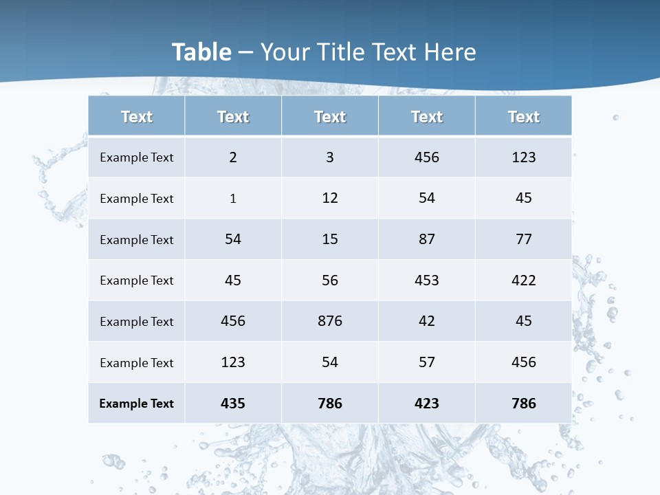 Beauty Flow Image PowerPoint Template