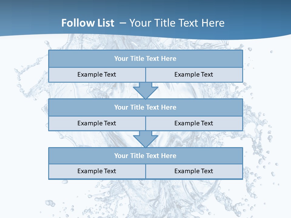 Beauty Flow Image PowerPoint Template