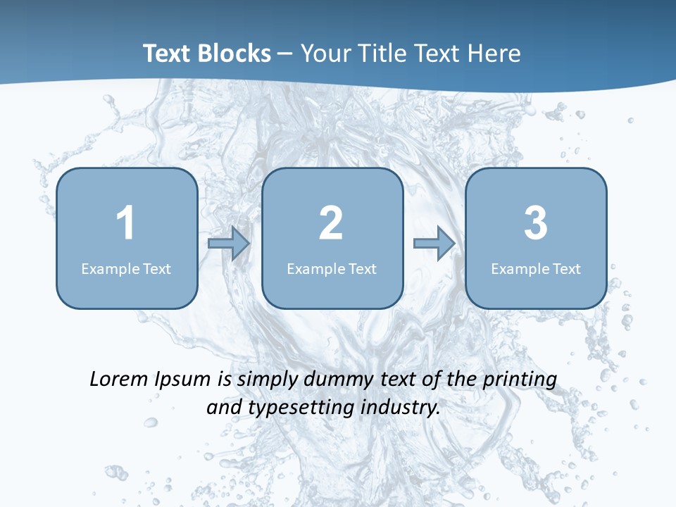 Beauty Flow Image PowerPoint Template