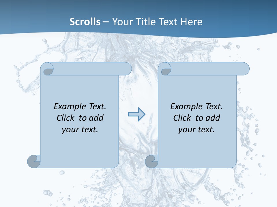 Beauty Flow Image PowerPoint Template