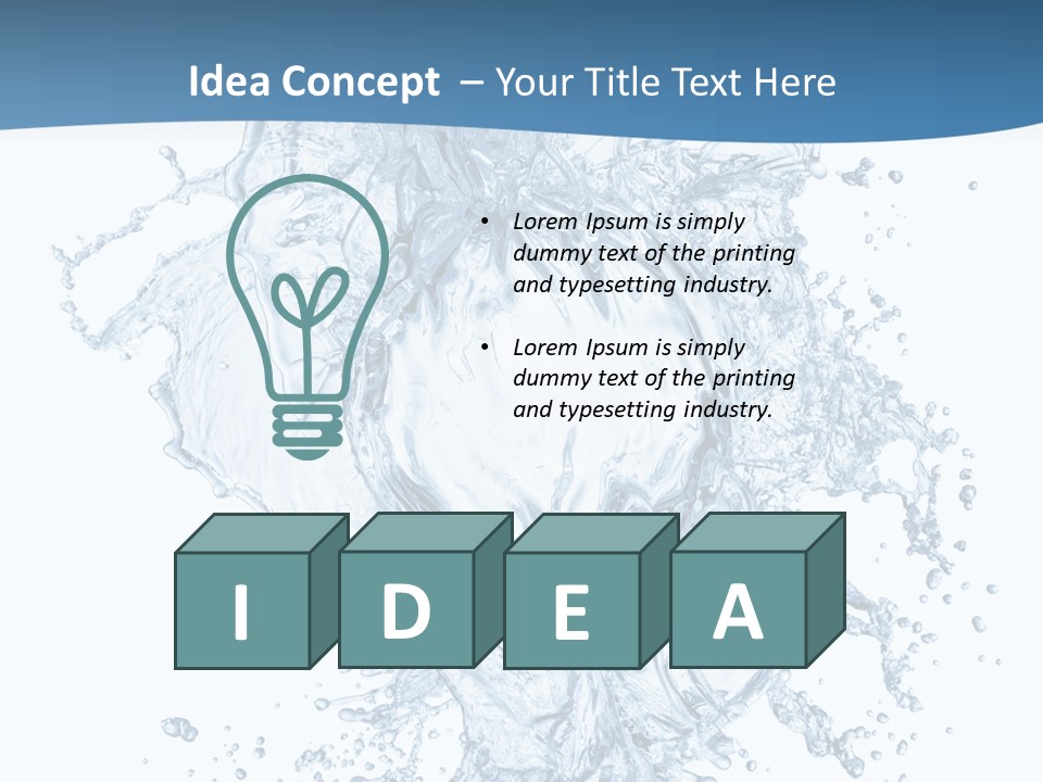 Beauty Flow Image PowerPoint Template