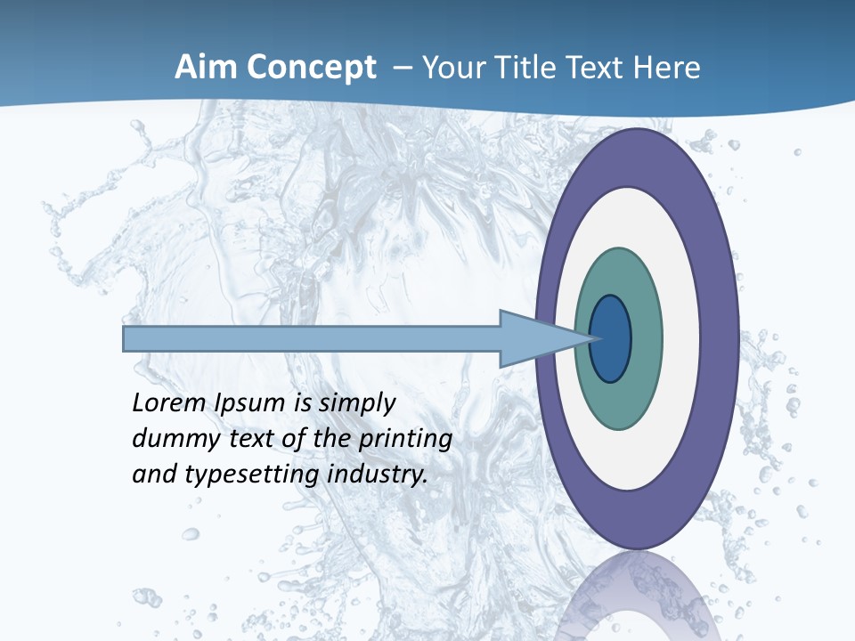 Beauty Flow Image PowerPoint Template