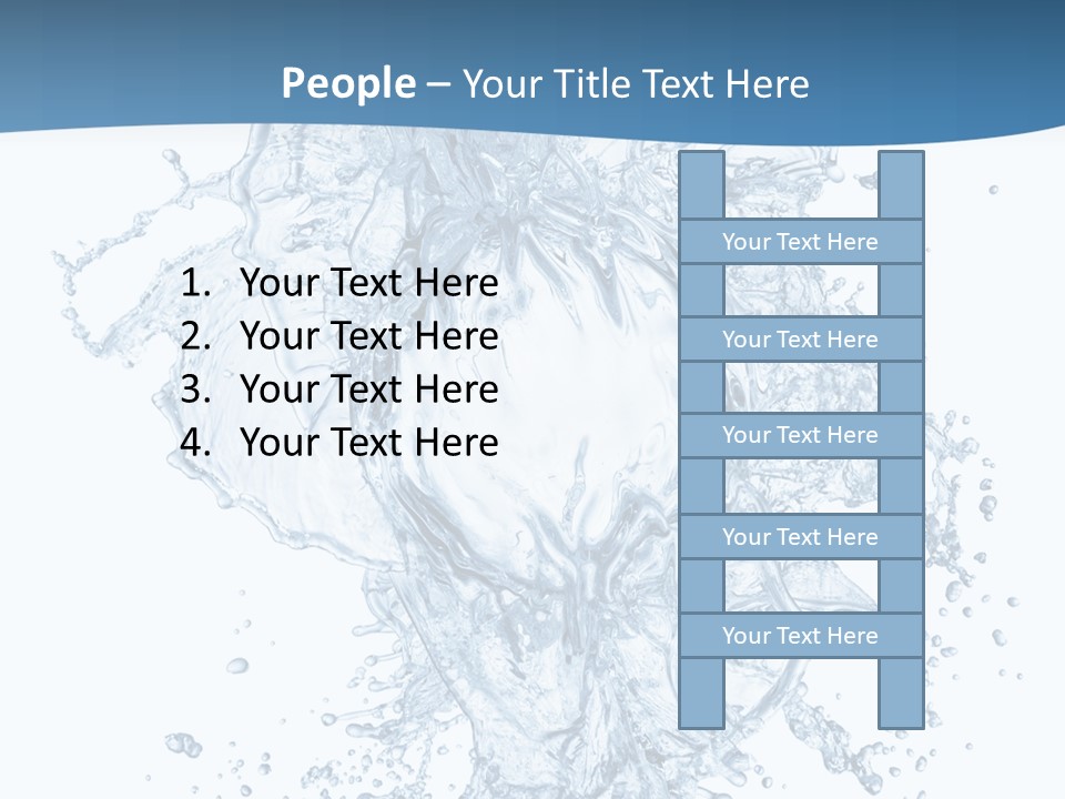 Beauty Flow Image PowerPoint Template