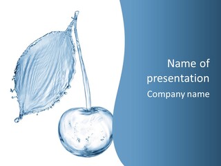 Cherry Isolated Sweet PowerPoint Template