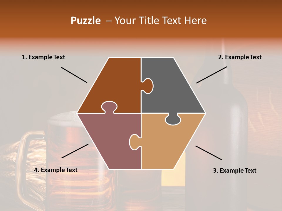 Drink Brewing Wheat PowerPoint Template