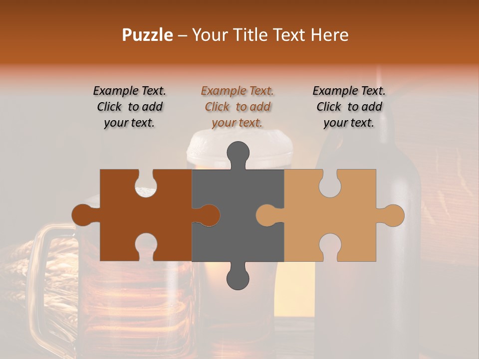 Drink Brewing Wheat PowerPoint Template