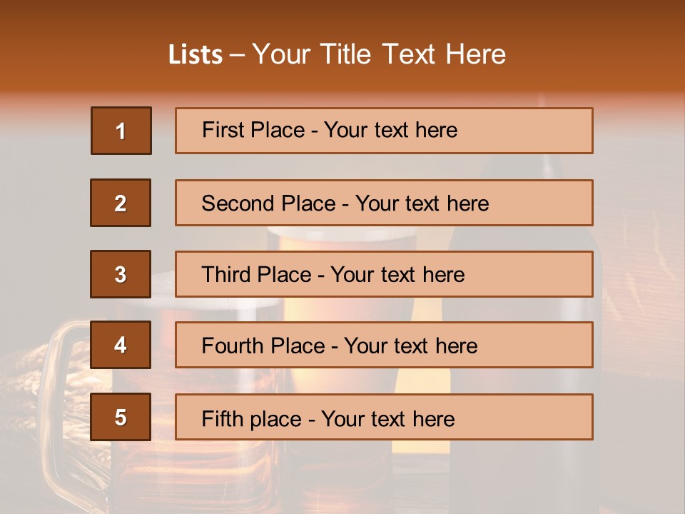 Drink Brewing Wheat PowerPoint Template