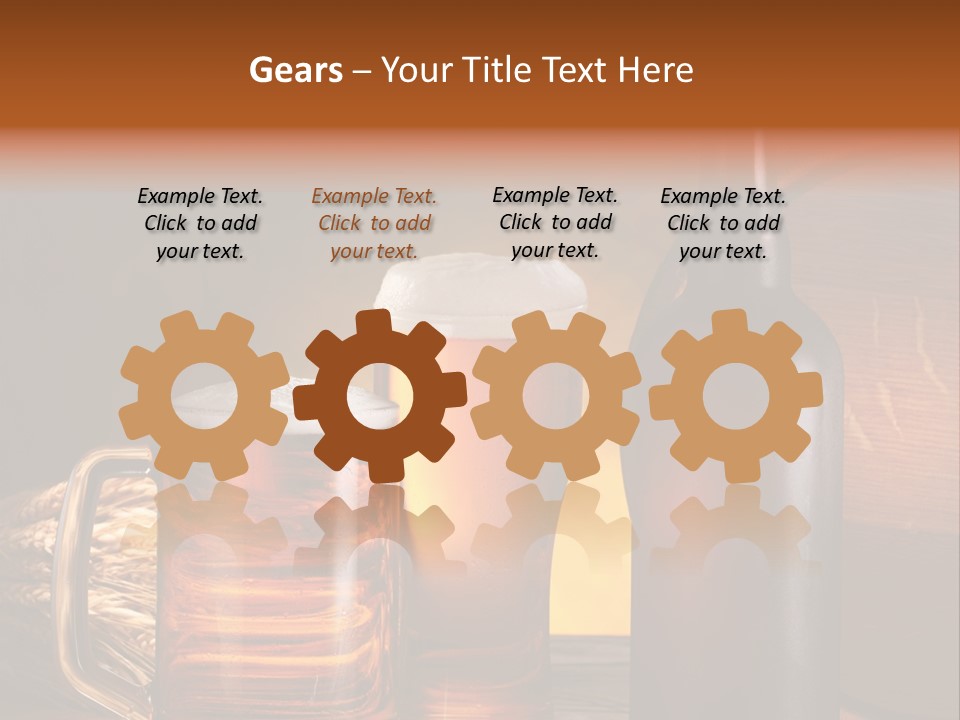 Drink Brewing Wheat PowerPoint Template