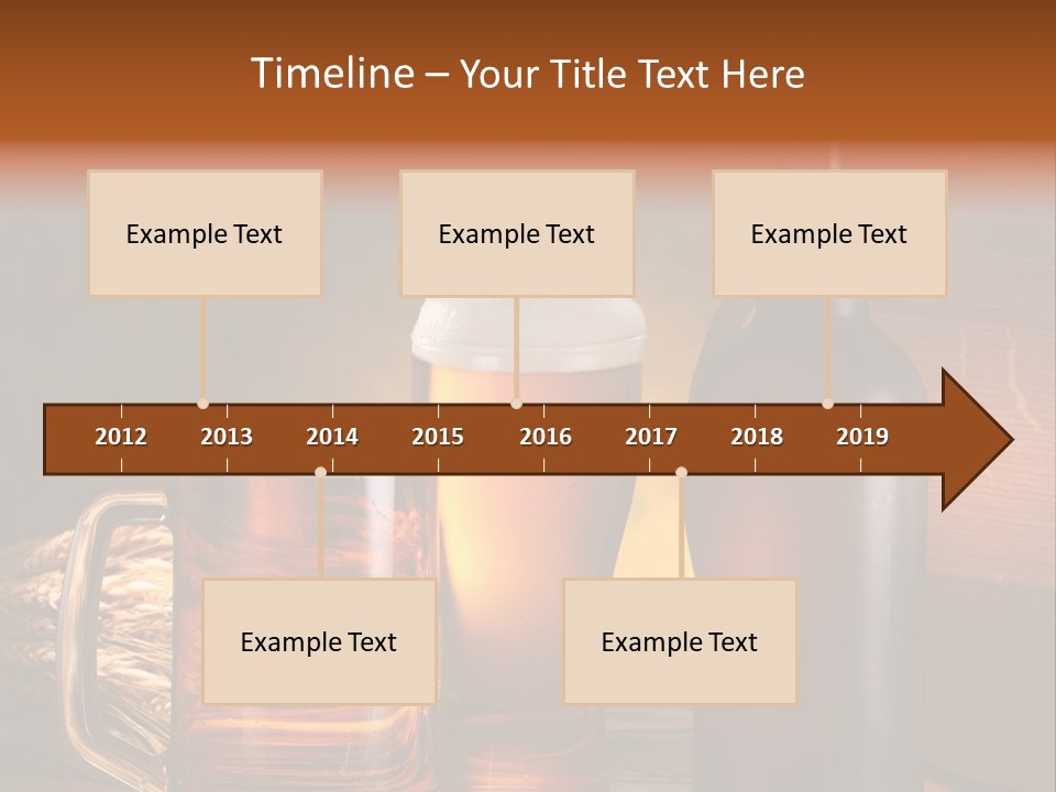 Drink Brewing Wheat PowerPoint Template