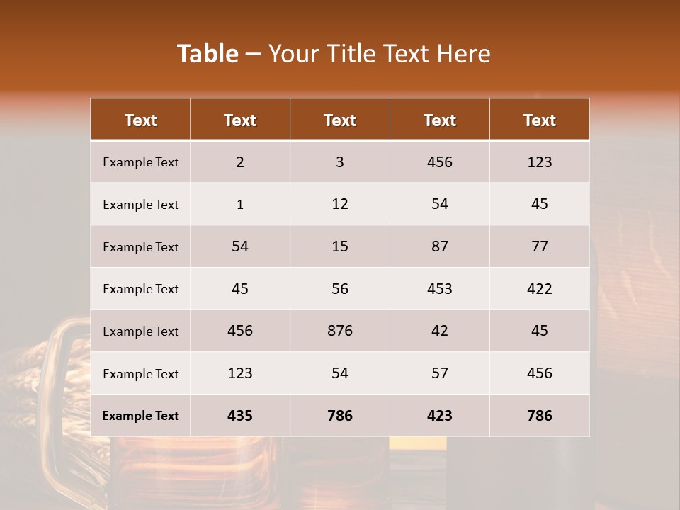 Drink Brewing Wheat PowerPoint Template