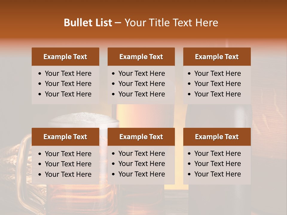 Drink Brewing Wheat PowerPoint Template