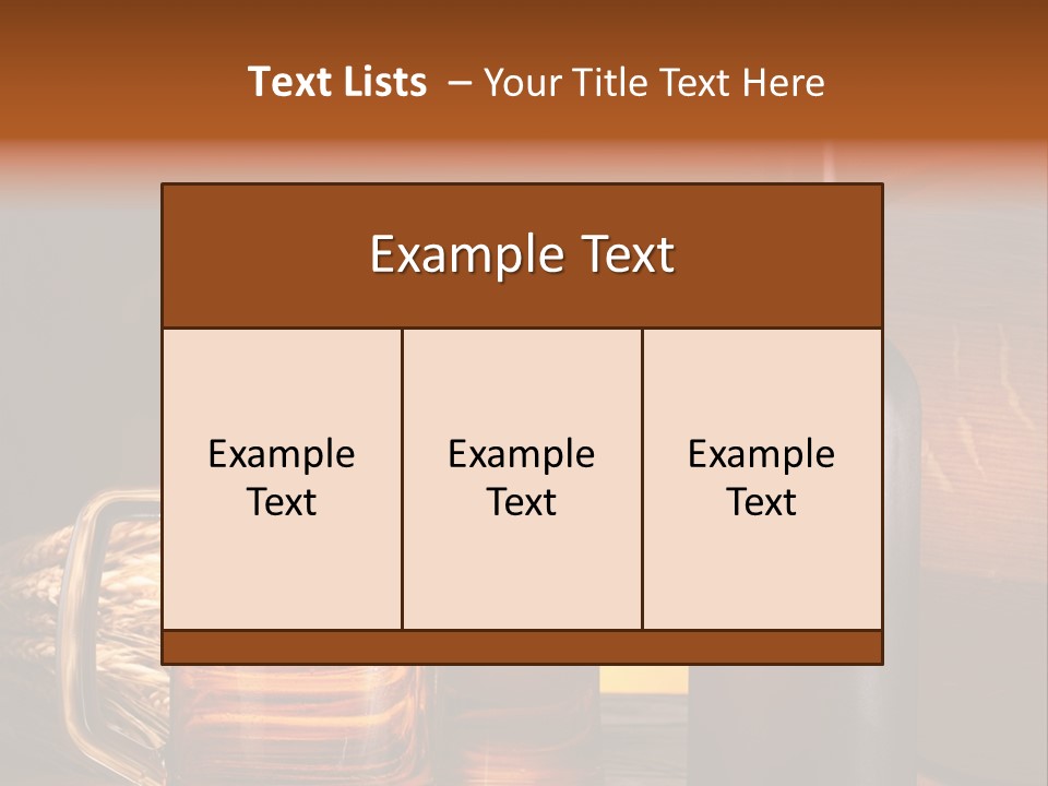 Drink Brewing Wheat PowerPoint Template