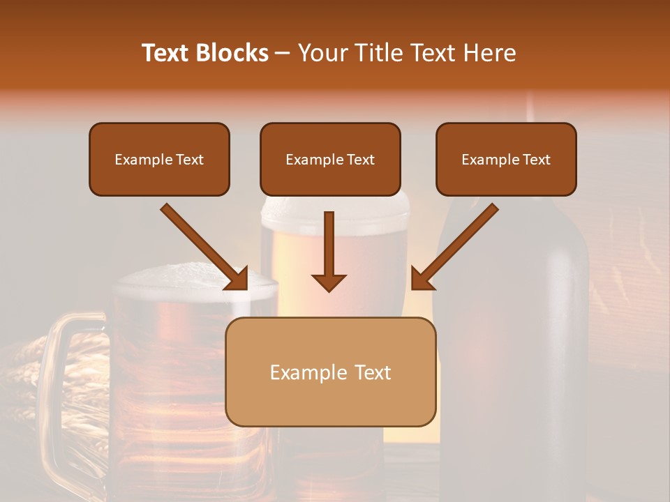 Drink Brewing Wheat PowerPoint Template