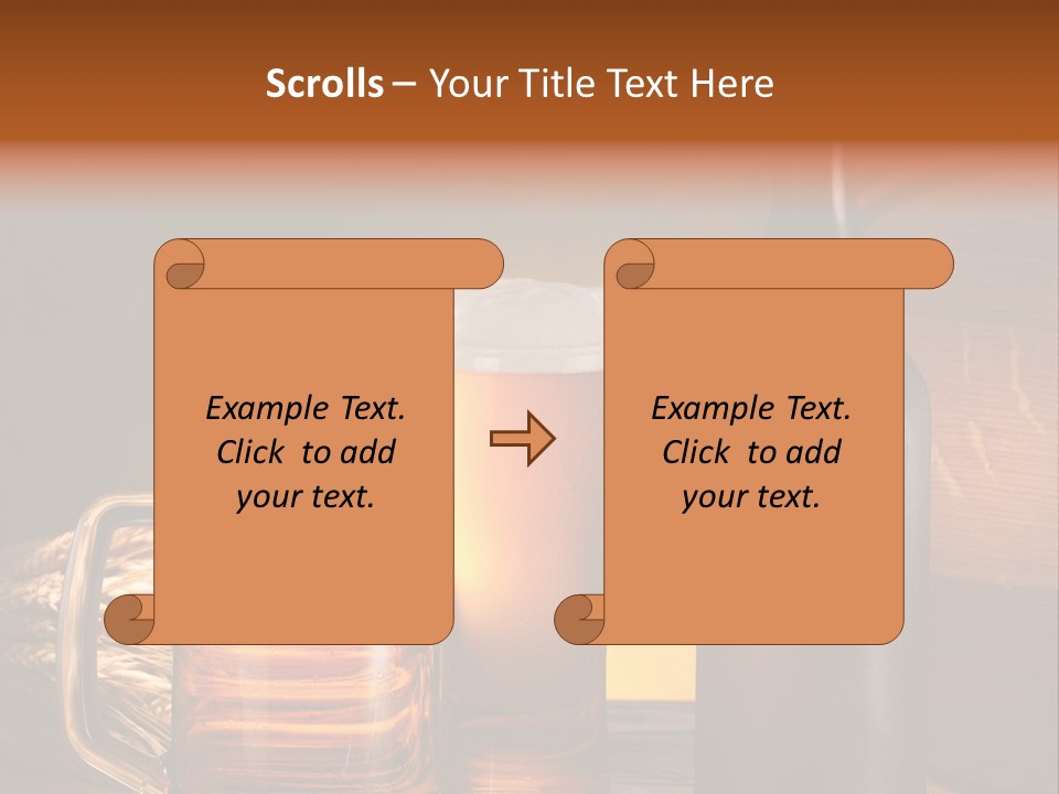 Drink Brewing Wheat PowerPoint Template