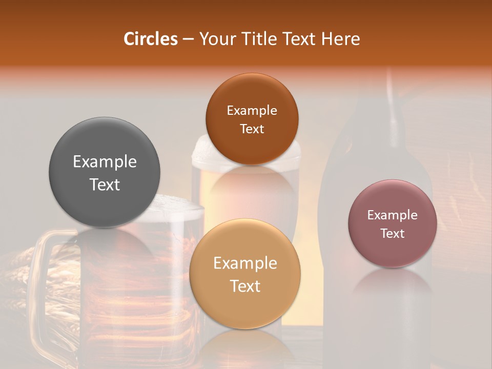 Drink Brewing Wheat PowerPoint Template