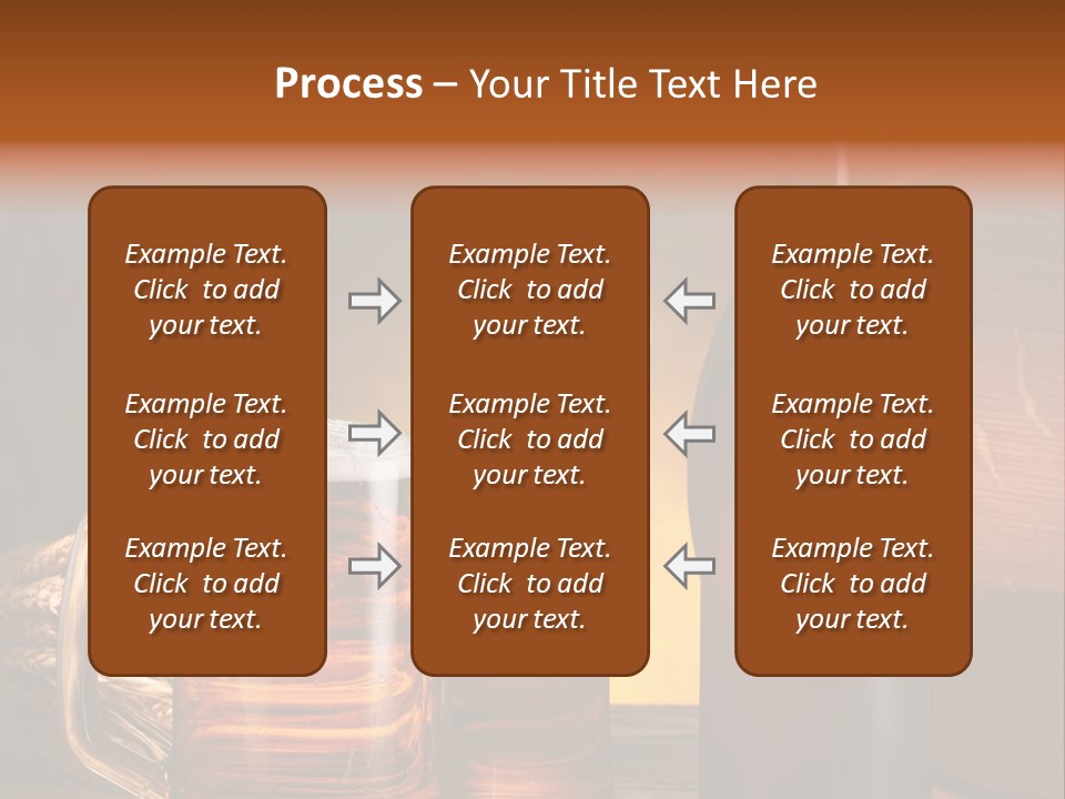 Drink Brewing Wheat PowerPoint Template