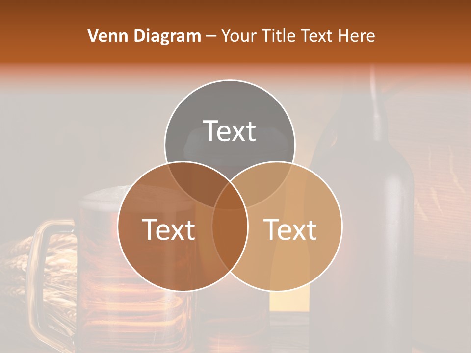Drink Brewing Wheat PowerPoint Template