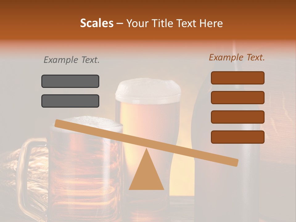 Drink Brewing Wheat PowerPoint Template