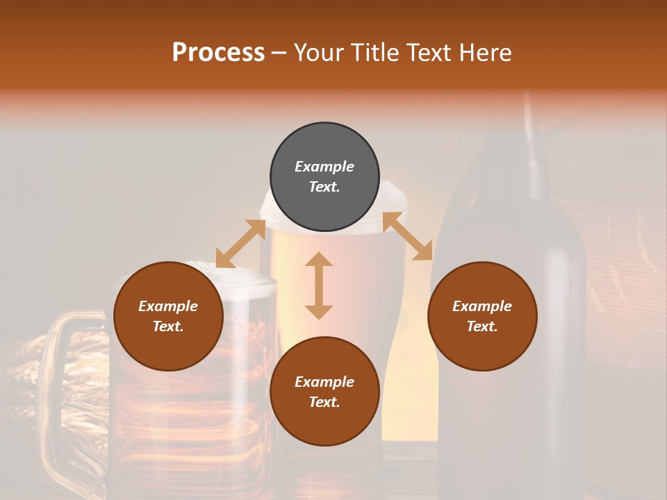Drink Brewing Wheat PowerPoint Template