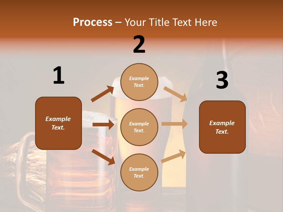 Drink Brewing Wheat PowerPoint Template