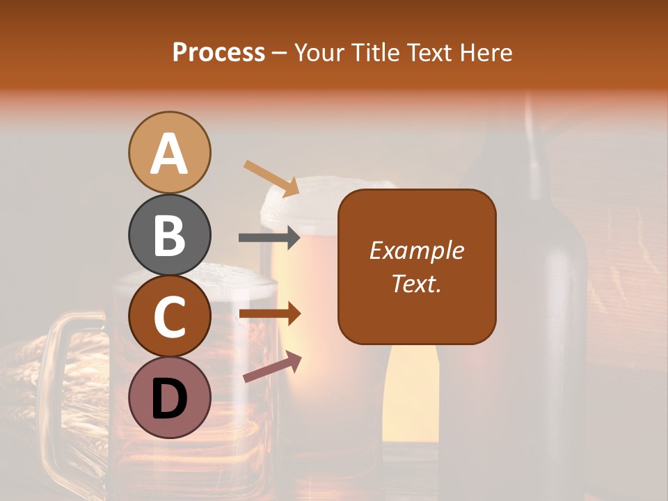 Drink Brewing Wheat PowerPoint Template