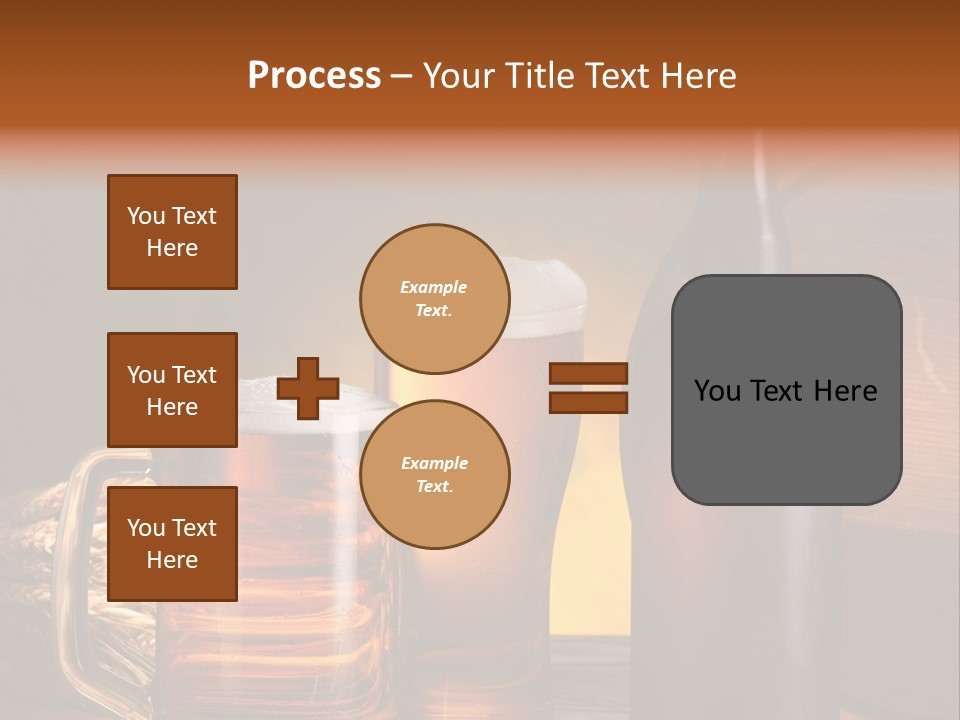 Drink Brewing Wheat PowerPoint Template