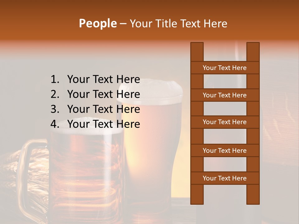 Drink Brewing Wheat PowerPoint Template