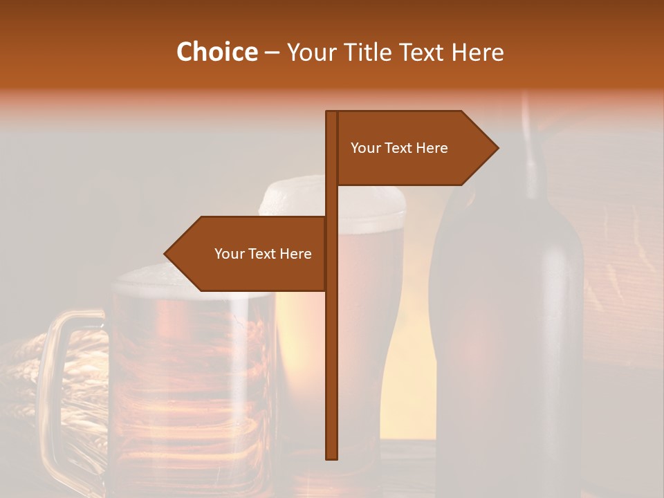 Drink Brewing Wheat PowerPoint Template