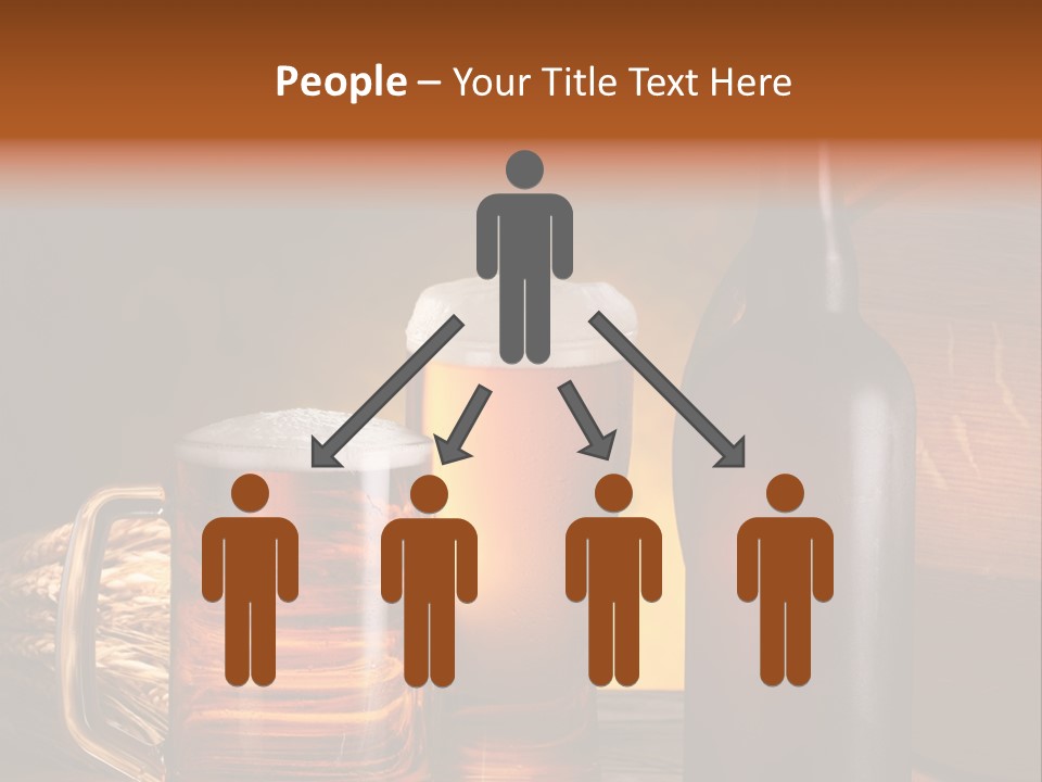 Drink Brewing Wheat PowerPoint Template