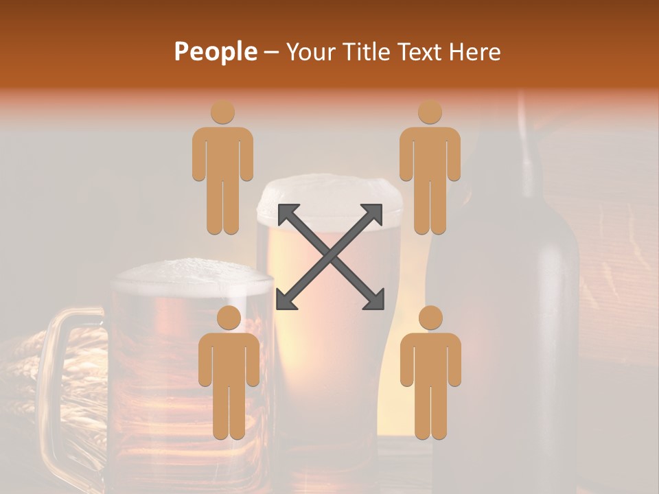 Drink Brewing Wheat PowerPoint Template