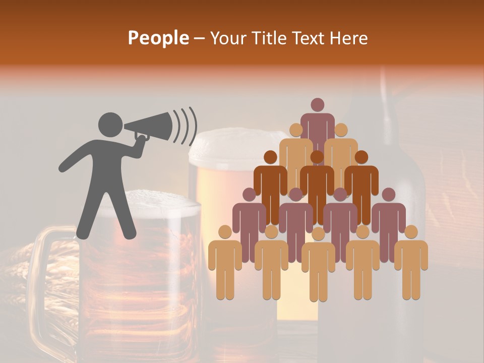 Drink Brewing Wheat PowerPoint Template