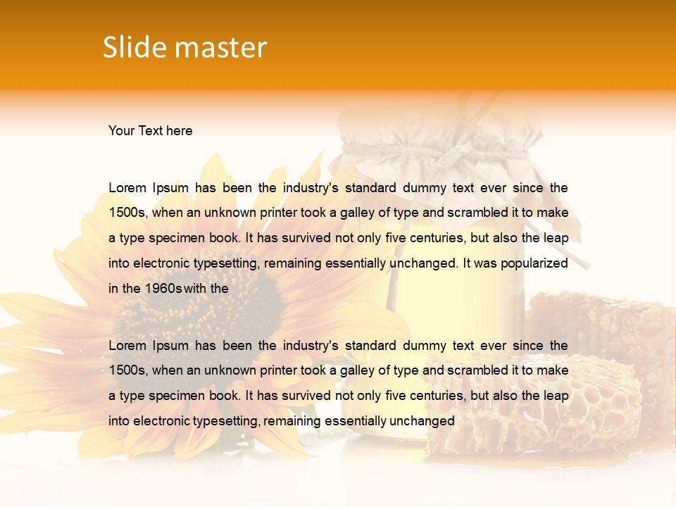 Agriculture Three Yellow PowerPoint Template