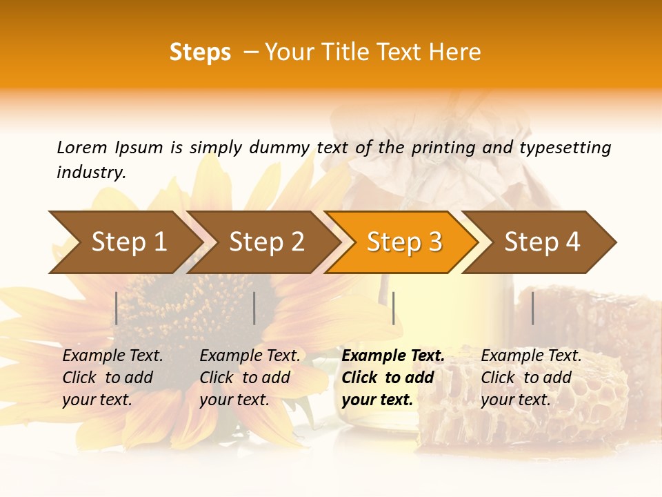 Agriculture Three Yellow PowerPoint Template