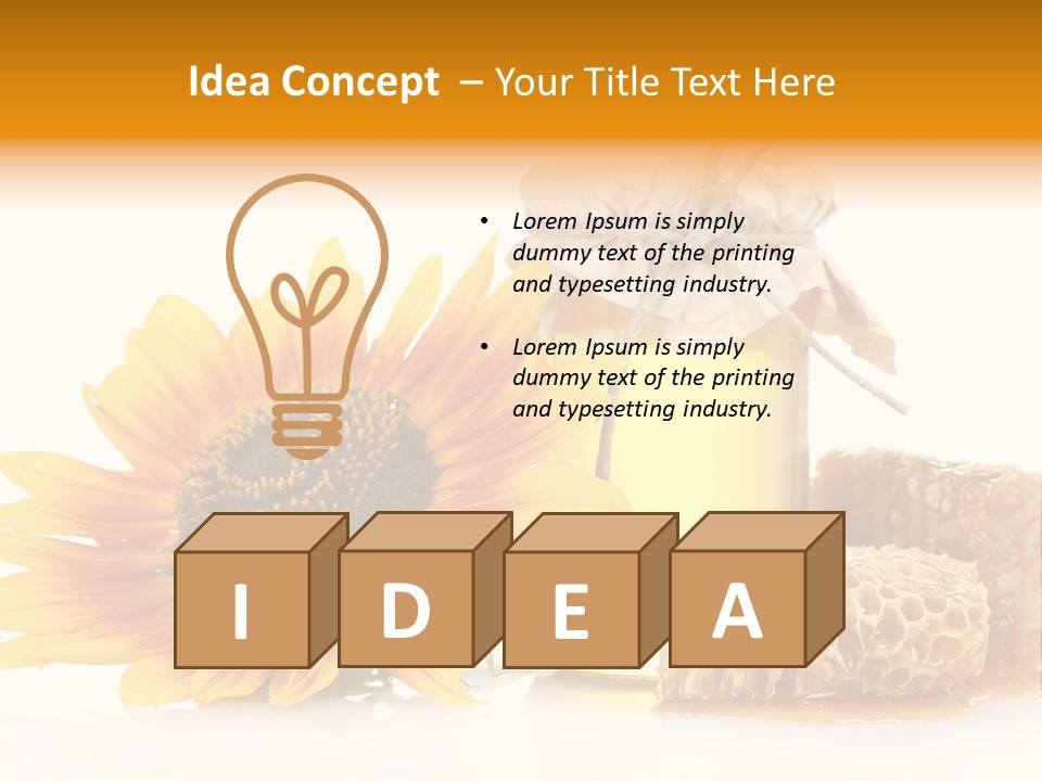 Agriculture Three Yellow PowerPoint Template