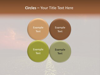 Distant Cloudy Outdoors PowerPoint Template