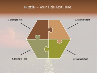 Distant Cloudy Outdoors PowerPoint Template