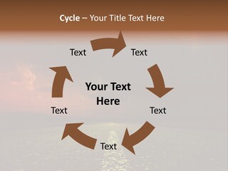 Distant Cloudy Outdoors PowerPoint Template