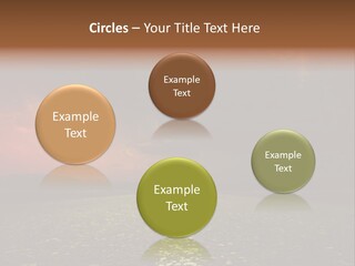 Distant Cloudy Outdoors PowerPoint Template