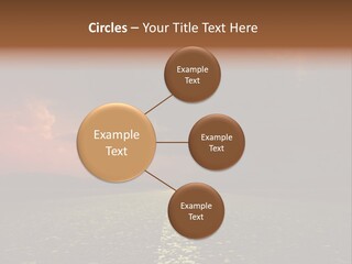 Distant Cloudy Outdoors PowerPoint Template