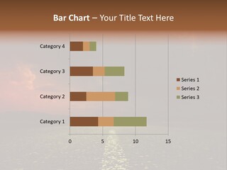 Distant Cloudy Outdoors PowerPoint Template