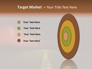 Distant Cloudy Outdoors PowerPoint Template